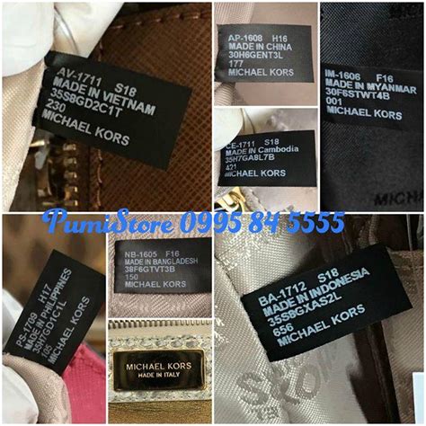 are michael kors bags made in vietnam|genuine Michael Kors bags.